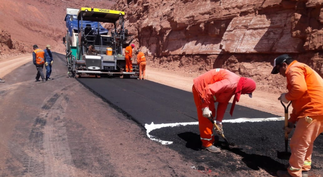 Argentina Avanzan pavimentación y construcción de la ruta nacional 76