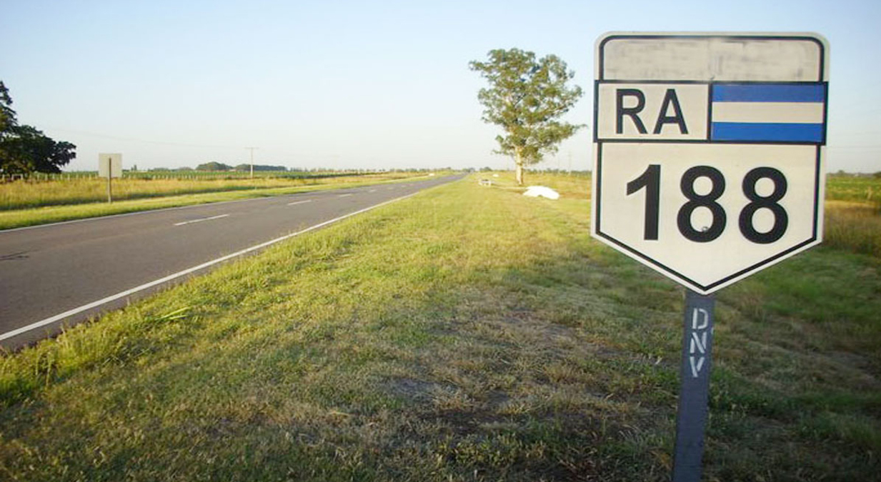 Argentina Comienzan repavimentación de la Ruta Nacional 188 de Buenos