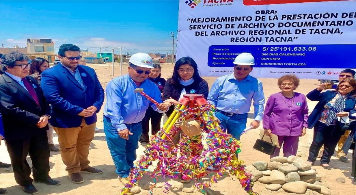 Inician la construcción de nueva sede del Archivo Regional de Tacna