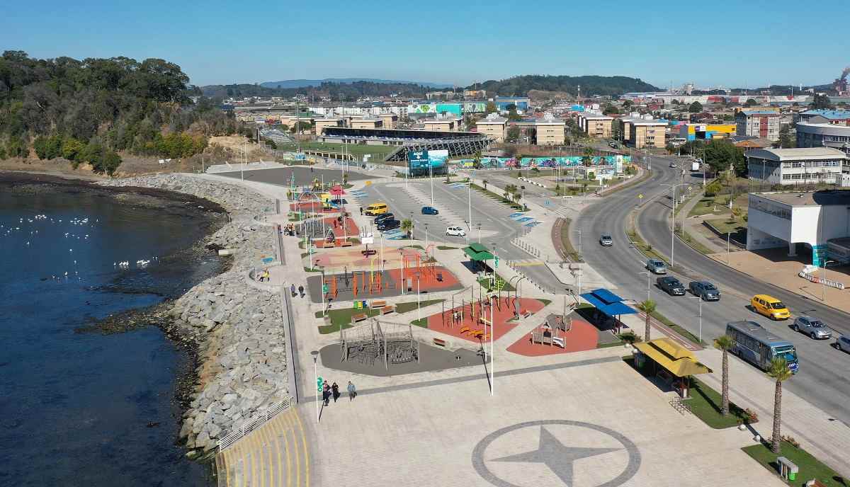 Chile: Ponen en funcionamiento nuevo borde costero en Talcahuano
