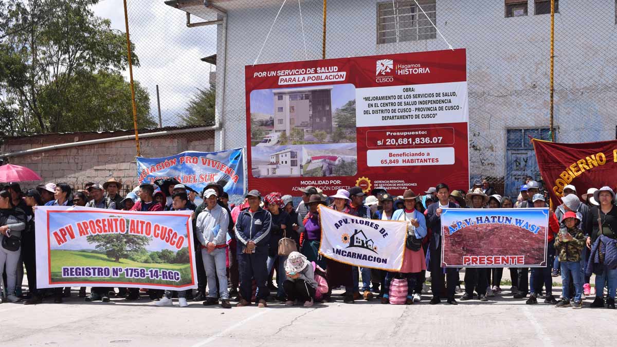 Cusco Invierten para construir el Centro de Salud de Independencia