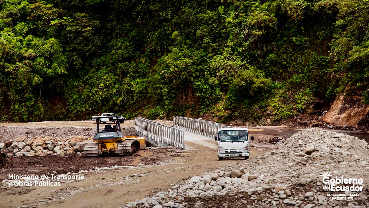 Ecuador Invierten en instalación de puente Bailey