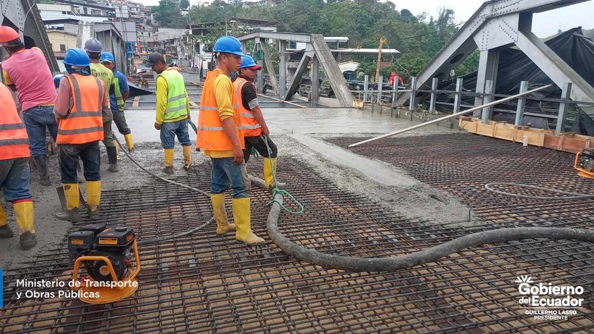 Ecuador Rehabilitación del puente Velasco Ibarra beneficiará a 30 mil habitantes