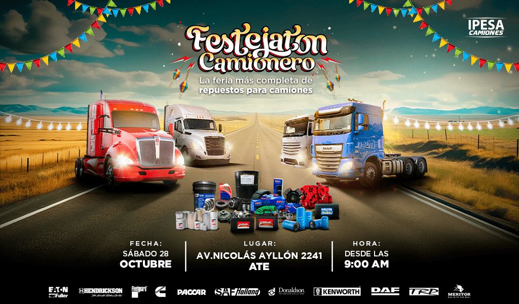 IPESA realizará el primer festejatón camionero, la feria más completa de repuestos para camiones