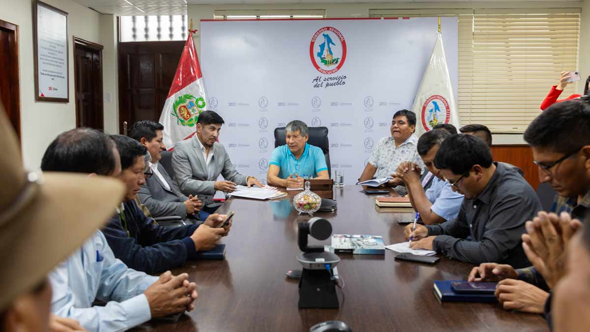 Gore Ayacucho cofinancia a Gobiernos Locales para la ejecución de 15 proyectos