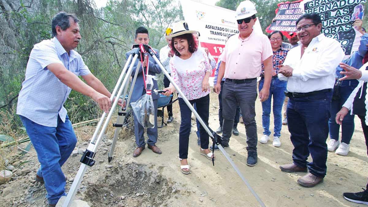 Gore Lima invertirá cerca de S/ 2 millones en asfaltado de carretera Lloque-Saulla
