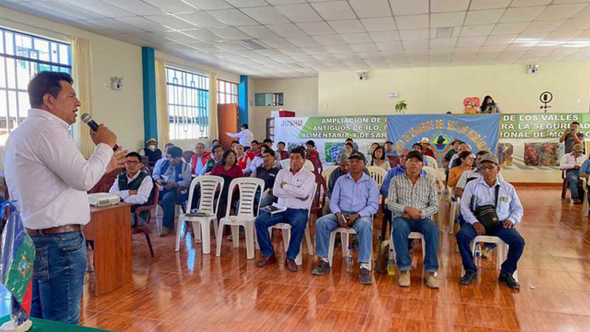 Gore Moquegua priorizará la construcción de represas