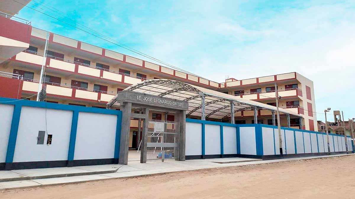 Lambayeque ARCC culmina construcción de tres colegios