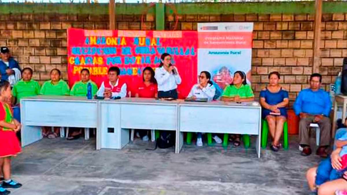 Loreto Instalan servicios de agua y saneamiento