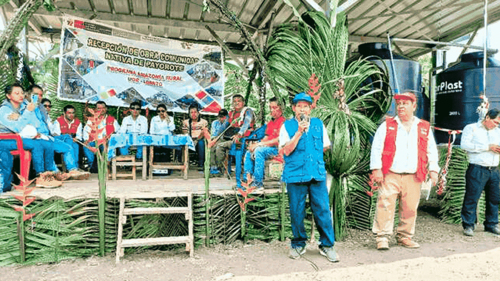 Loreto MVCS inaugura obra de agua y saneamiento