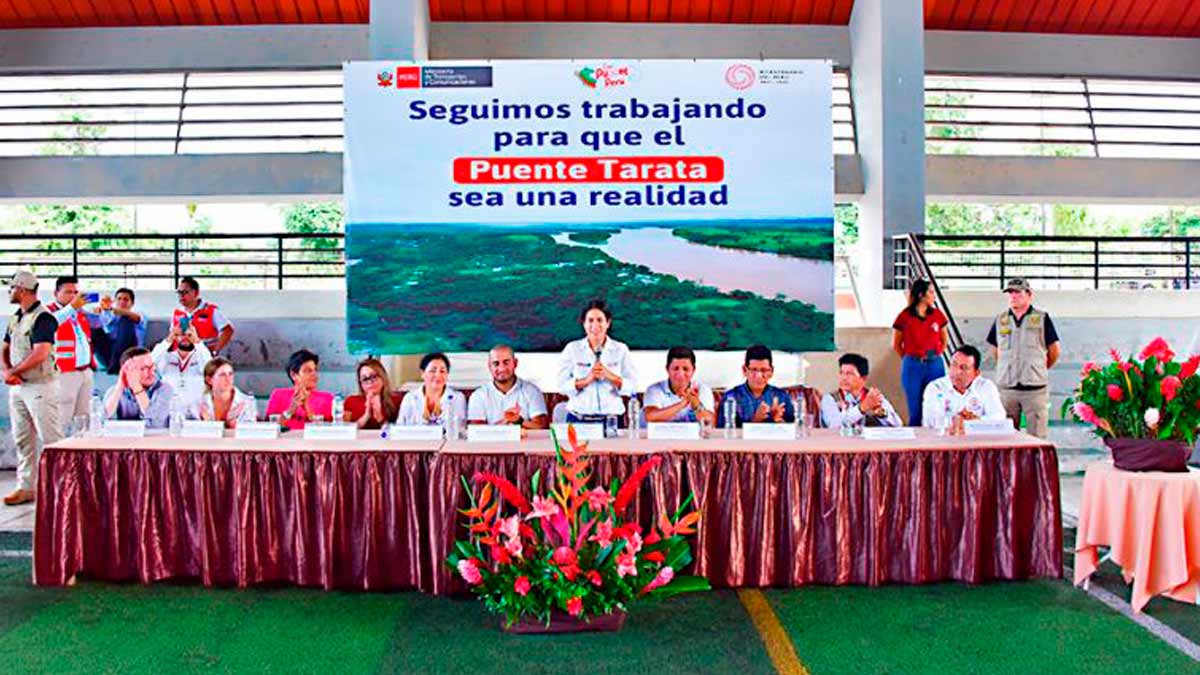 MTC anuncia construcción del puente Tarata
