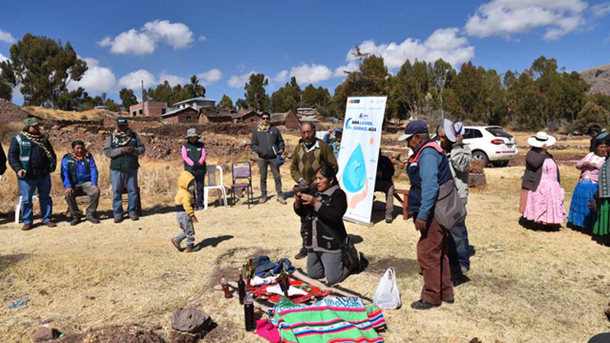 Puno ANA inicia implementación y rehabilitación de pozos a tajo abierto