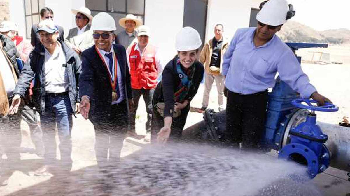 Puno Anuncian transferencia de más de S 658 mil para mejorar el servicio de agua potable