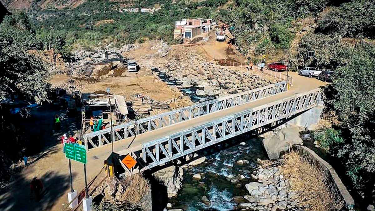 Rehabilitación de puente Verde en Huarochirí