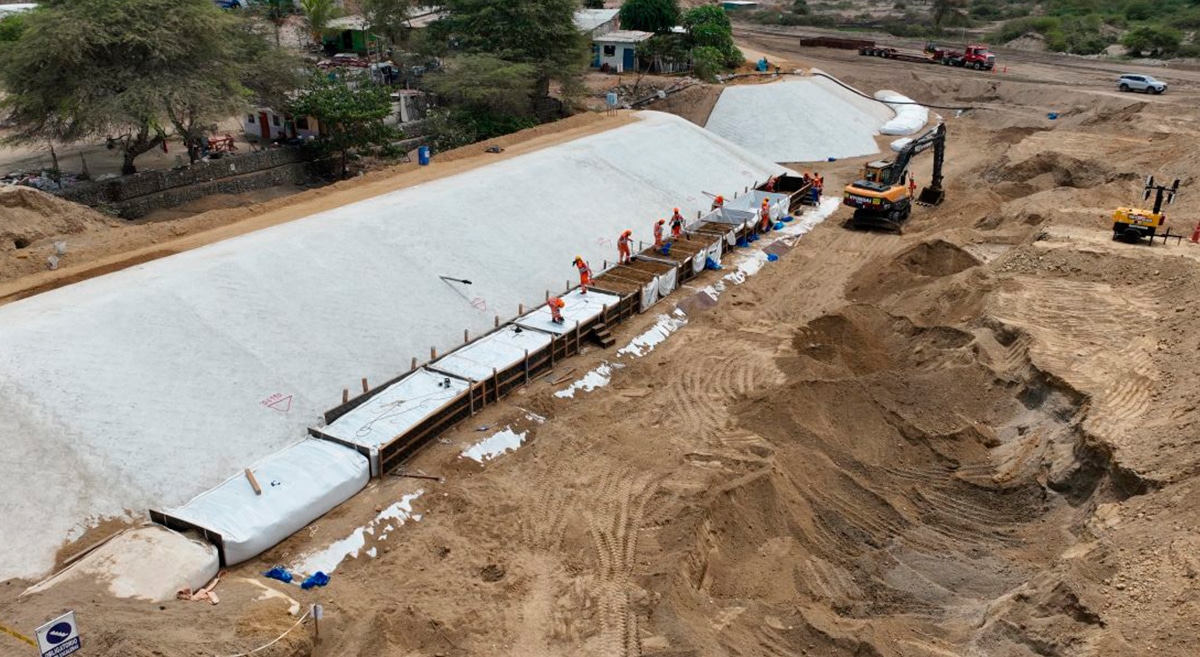 Tumbes: Trabajos en la quebrada Corrales registran avance del 55%