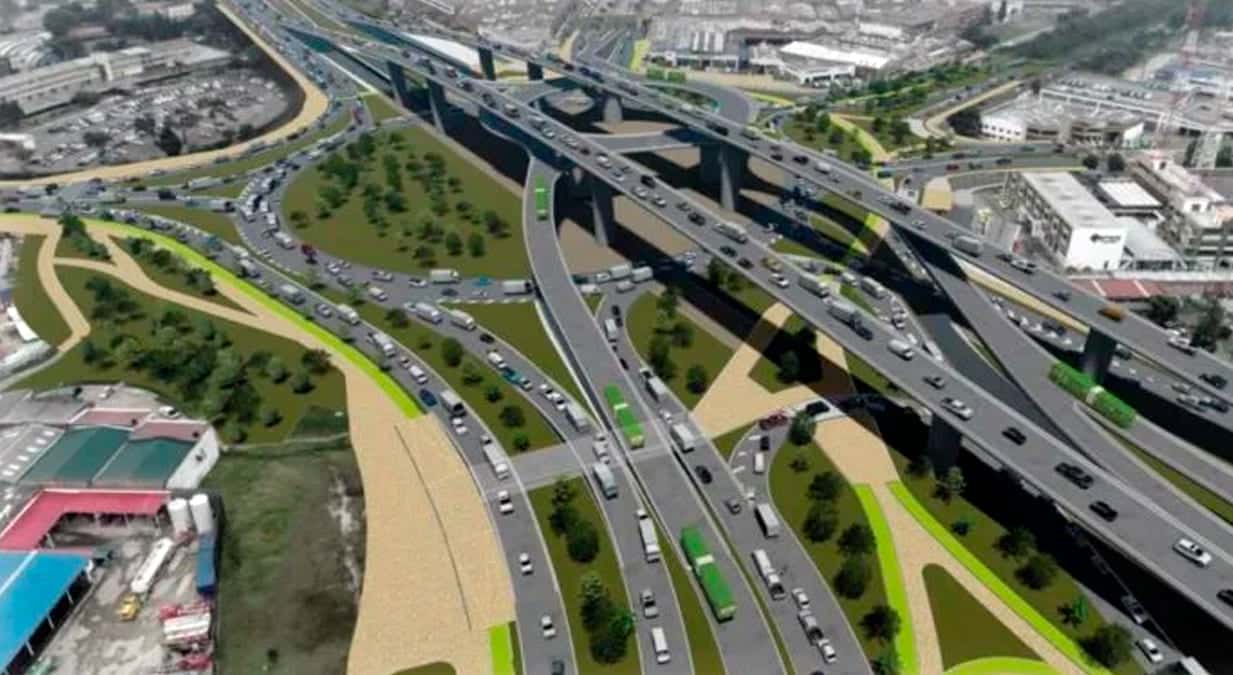 Estas megaobras garantizarán el mejoramiento vial y la adecuación al sistema de transporte público masivo de esta importante vía.