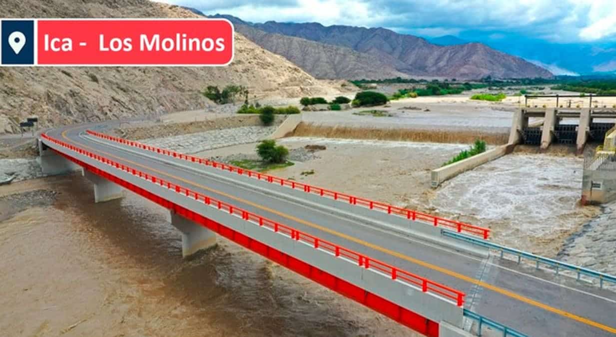 Obra beneficia a alrededor de 228 mil habitantes de los distritos de Ica, La Tinguiña, Parcona y San Jose de los Molinos.