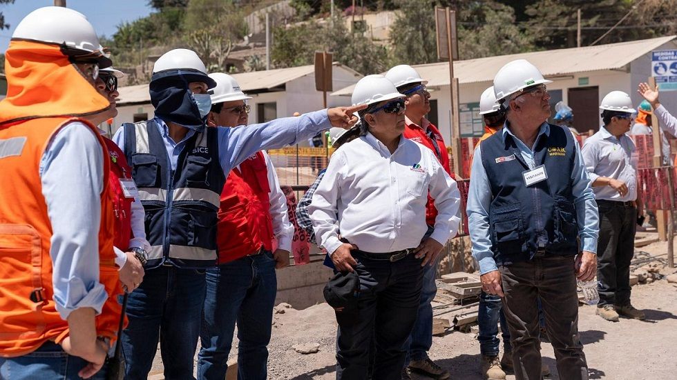 Inspeccionan avances de obras en los COAR Moquegua y Tacna