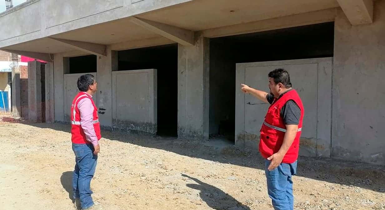 Chiclayo: Reconstrucción del colegio César Vallejo presenta 36% de avance
