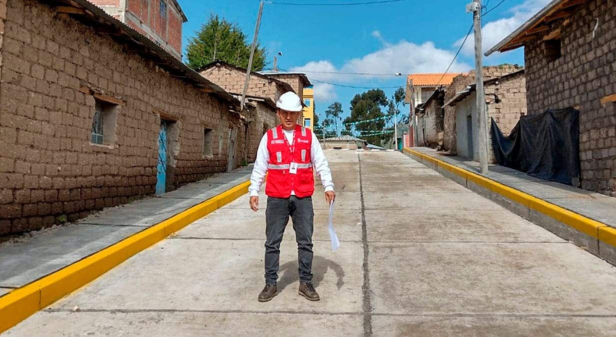Ayacucho: Invierten S/ 518 mil para reconstruir pistas y veredas en San Cristóbal