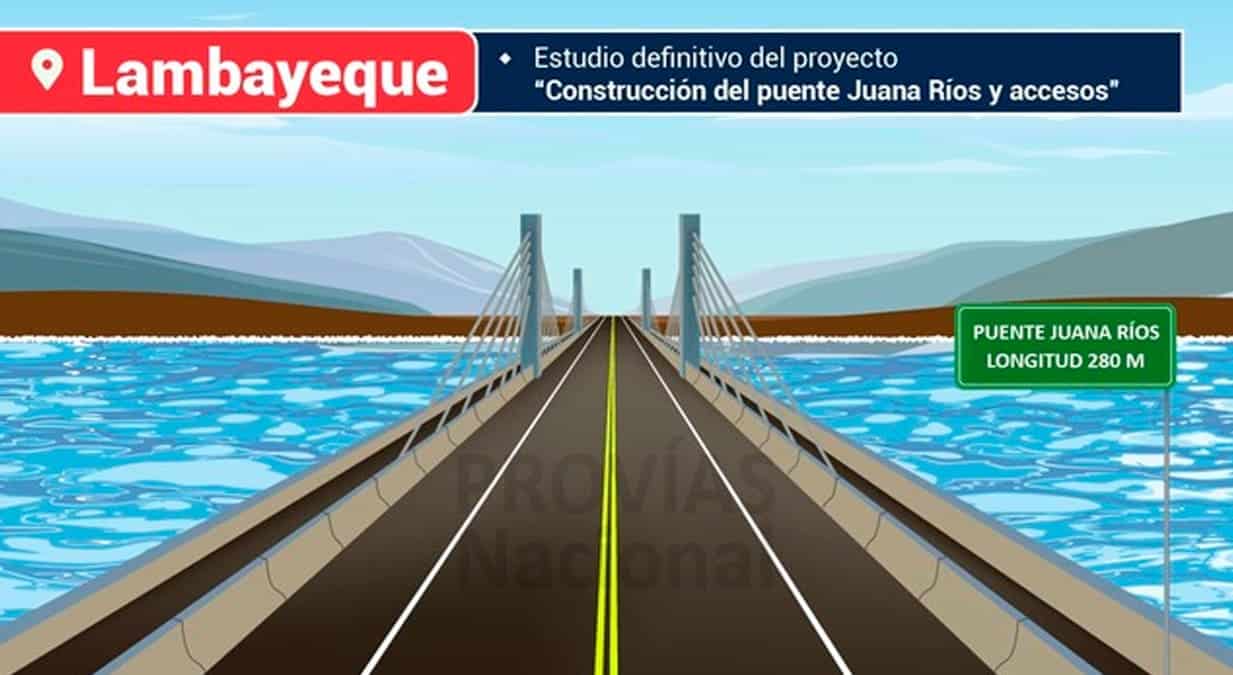 Infraestructura tendrá 280 metros de longitud, que considerará la elevación de la rasante de la vía a fin de asegurar la transitabilidad.