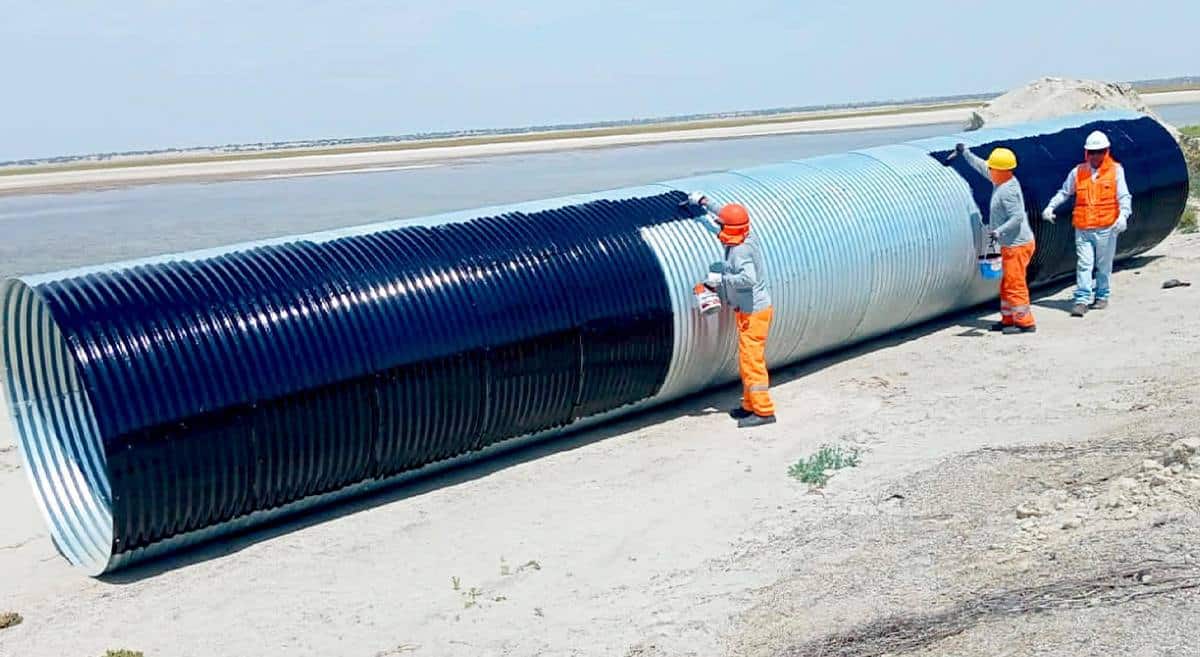 Instalación alcantarillas