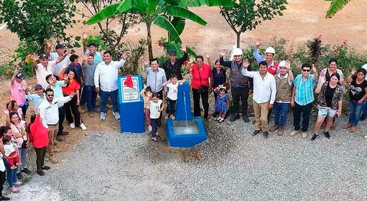 Jaén: Inauguran obra de agua potable en el caserío Patria Mía