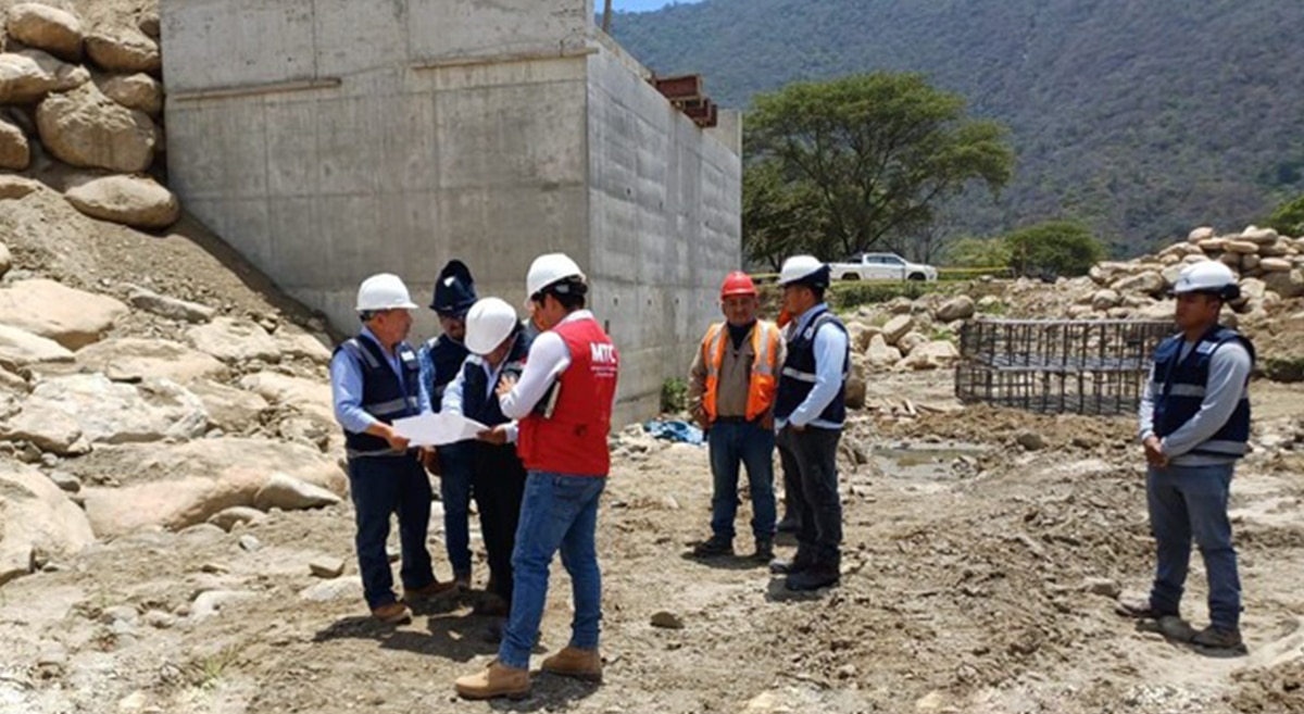 MTC: Rehabilitación del puente Chalaco en Piura presenta avance de 42.84%