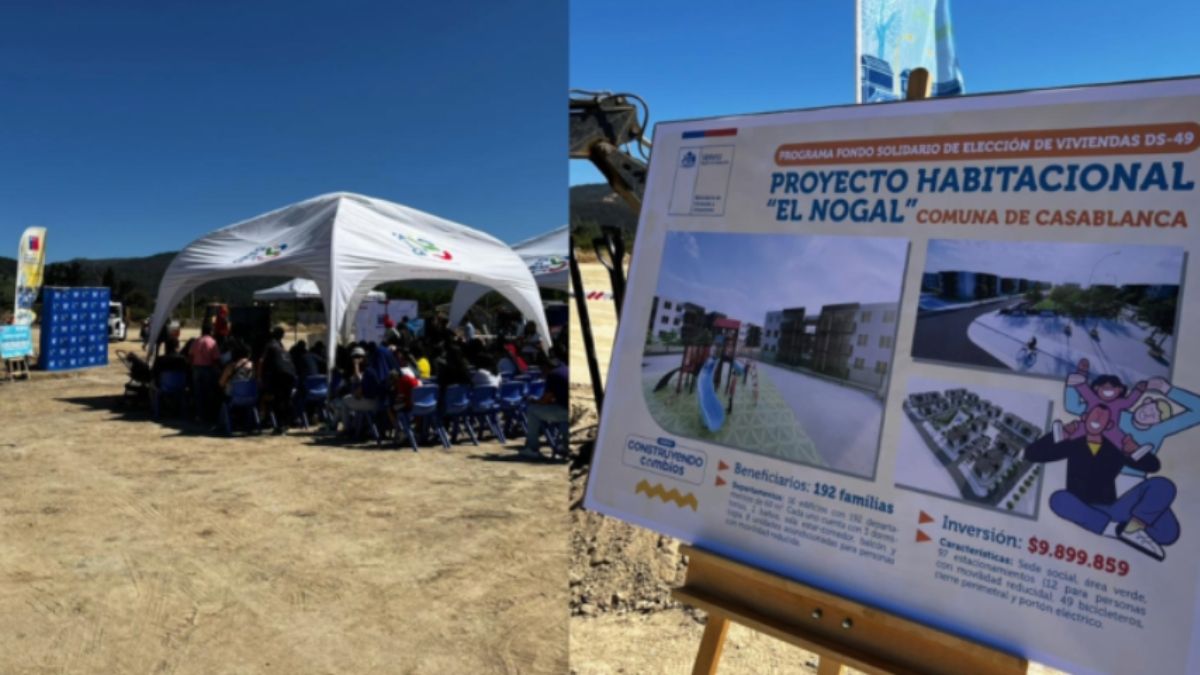 Chile: Comenzaron obras de proyecto habitacional «El Nogal» en Casablanca