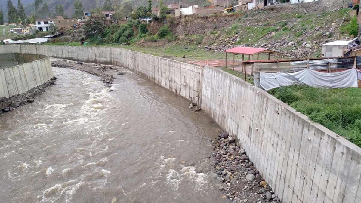 Huancavelica: Se reiniciará construcción de defensa ribereña del Río Sicra