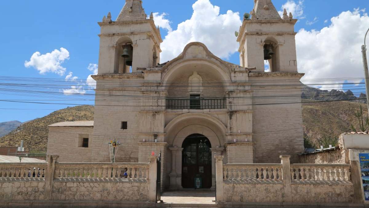 Arequipa: Reinician restauración de Iglesia Nuestra Señora de la Asunción en Chivay