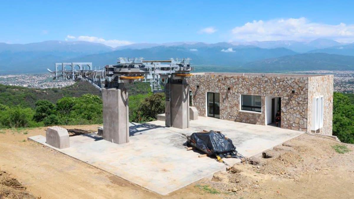 Argentina: Teleférico Ala Delta en Salta registra avance del 75%