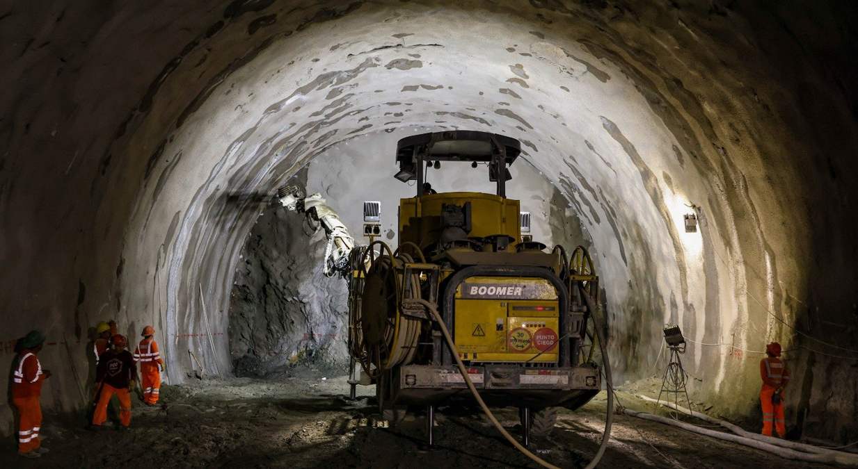 Construcción de túnel