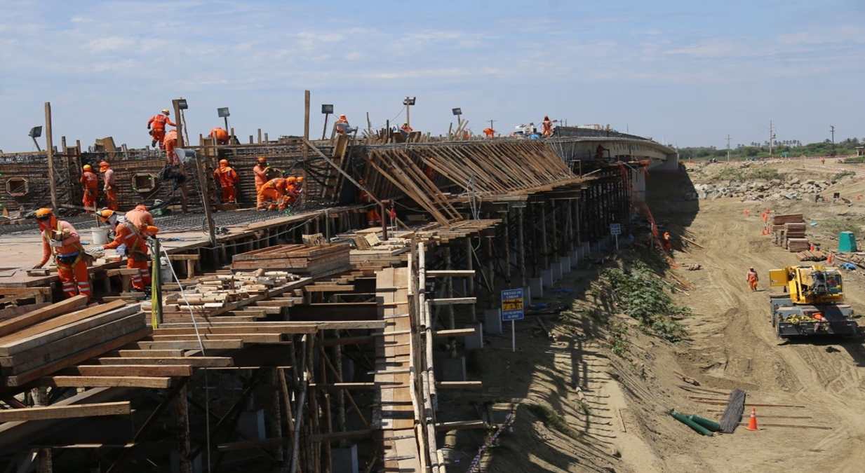 Ejecución de puentes definitivos