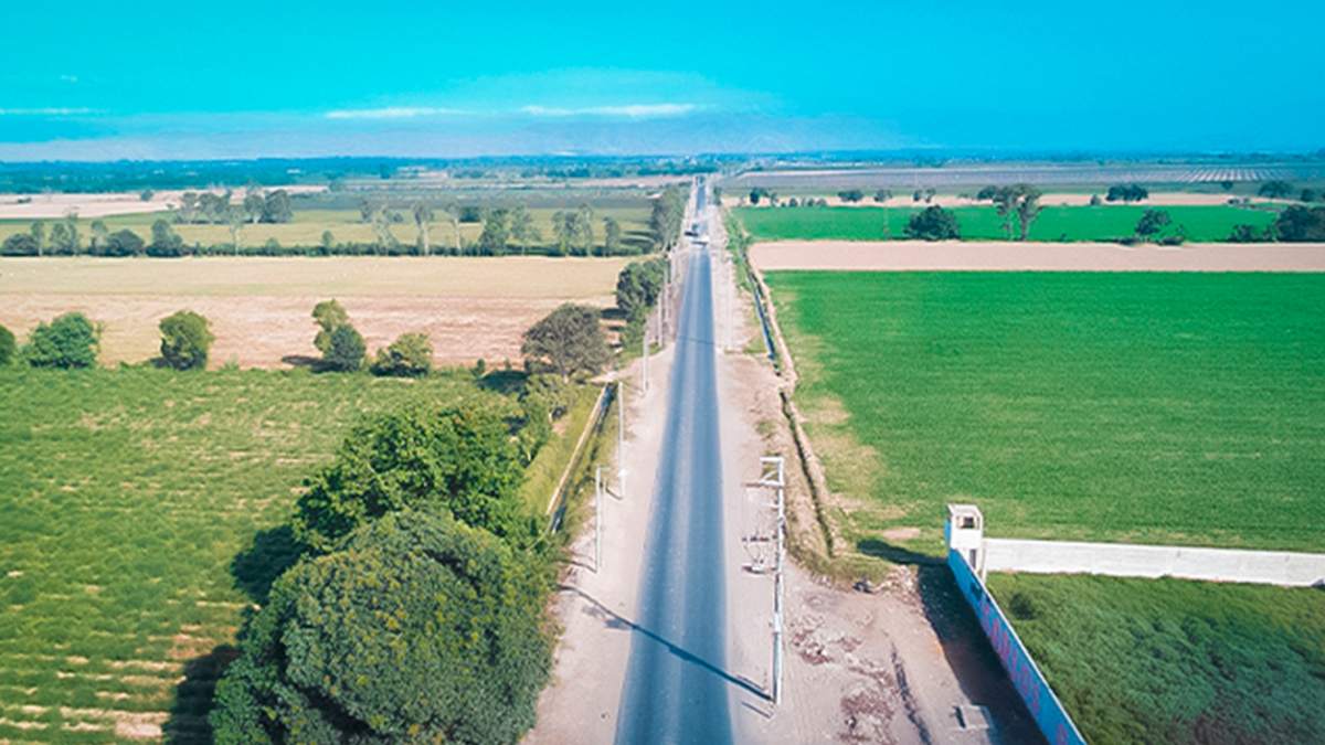 carretera San Isidro - Quilmaná en Cañete