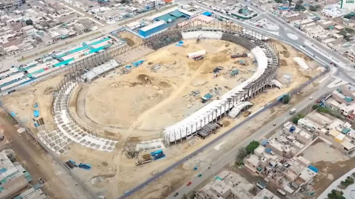 Chincha: Construcción del nuevo estadio Félix Castillo Tardío al 80%