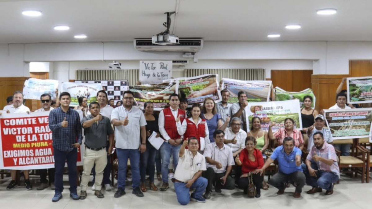 Piura: Alcalde y MVCS mejorarán servicios básicos en el Medio Piura