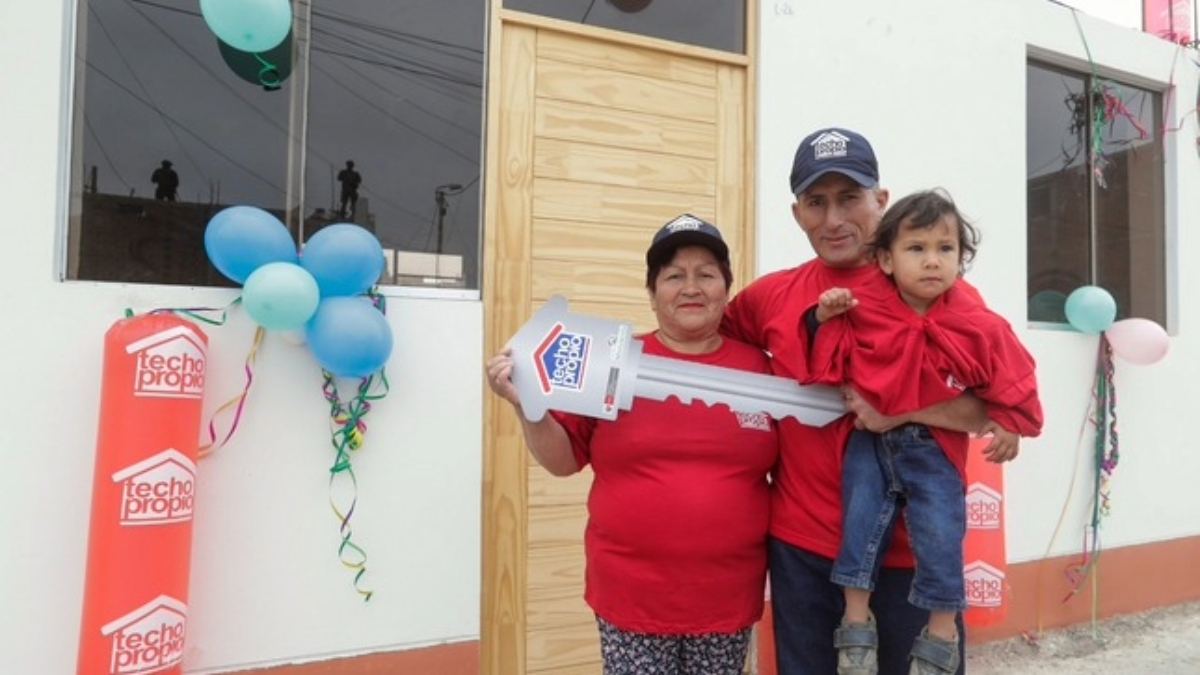 Techo Propio: Fijan bono habitacional para familias de escasos recursos