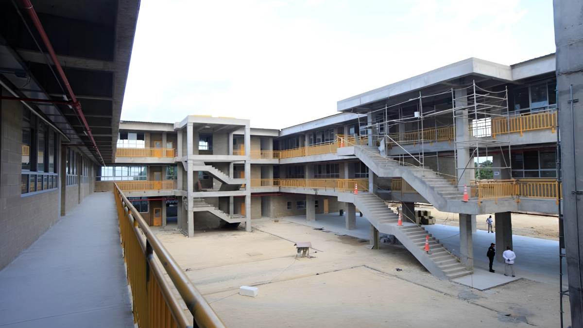 Colombia: Construcción de I.E. San Felipe Neri tiene un 90% de avance