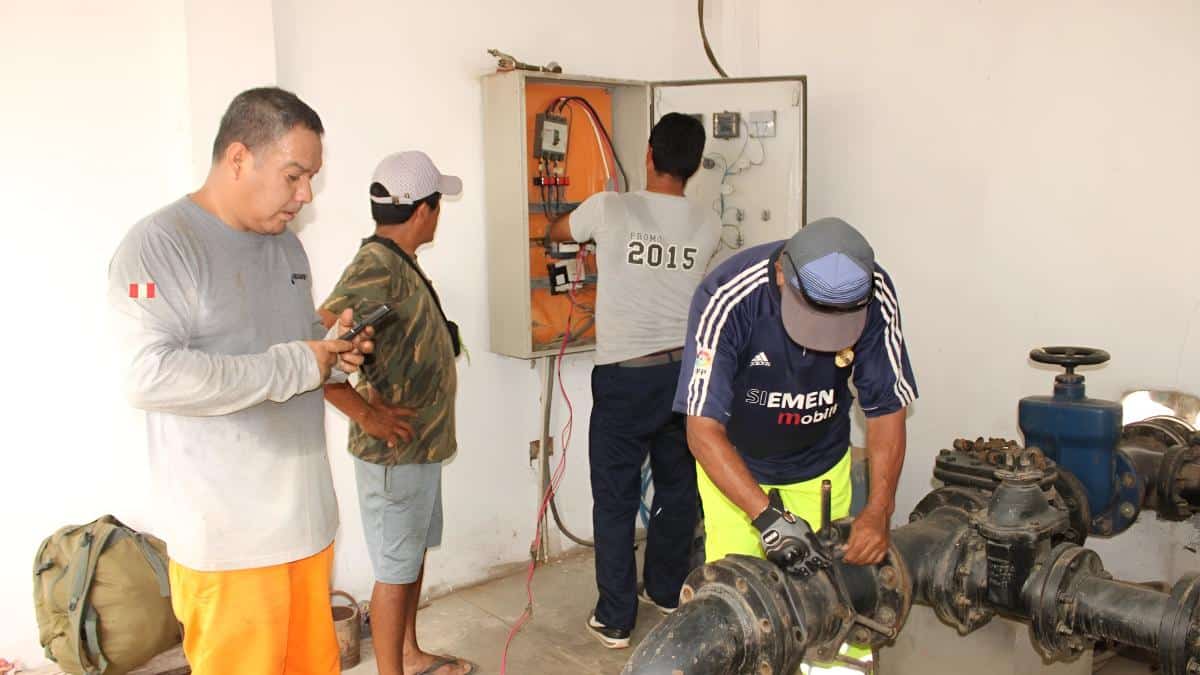 Piura: Realizan mantenimiento de pozos de Agua en Salitral