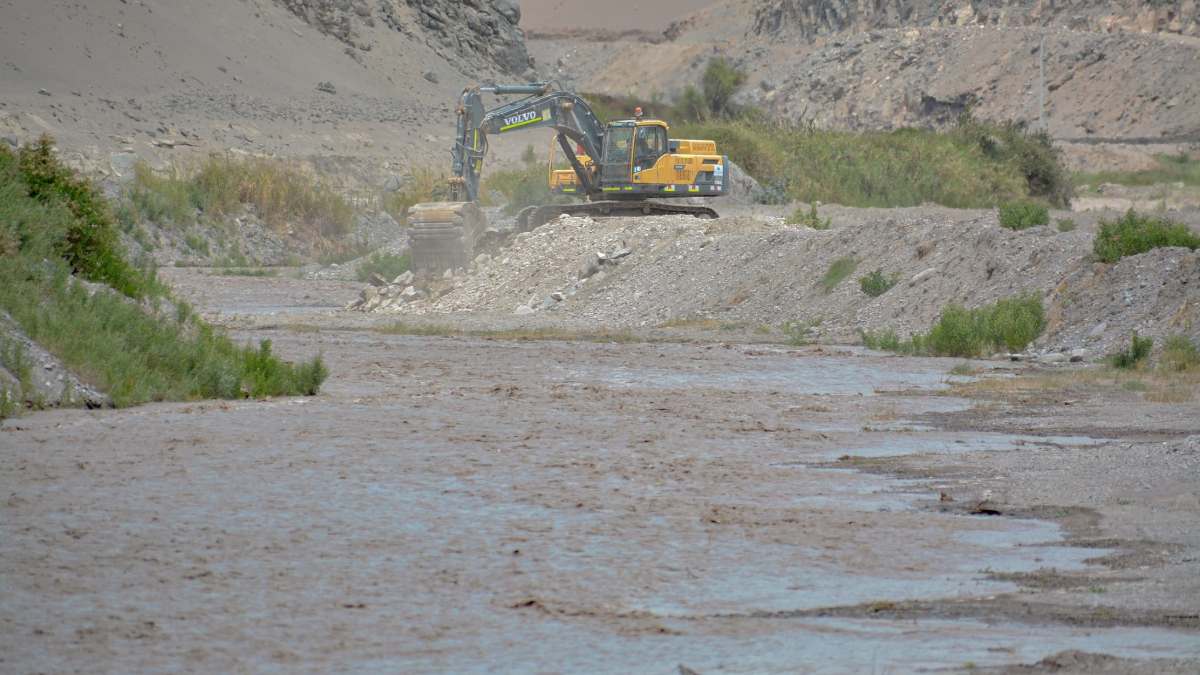 Tacna: Supervisan trabajos preventivos en bocatoma de Ite