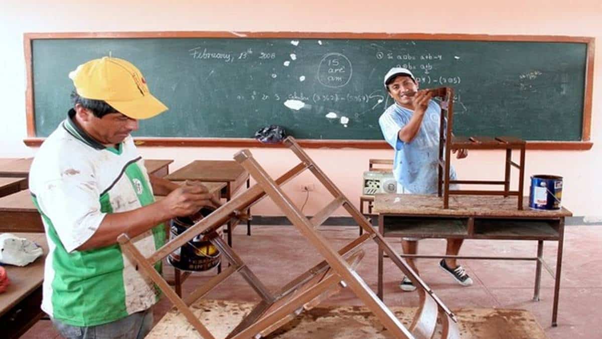Mantenimiento de colegios