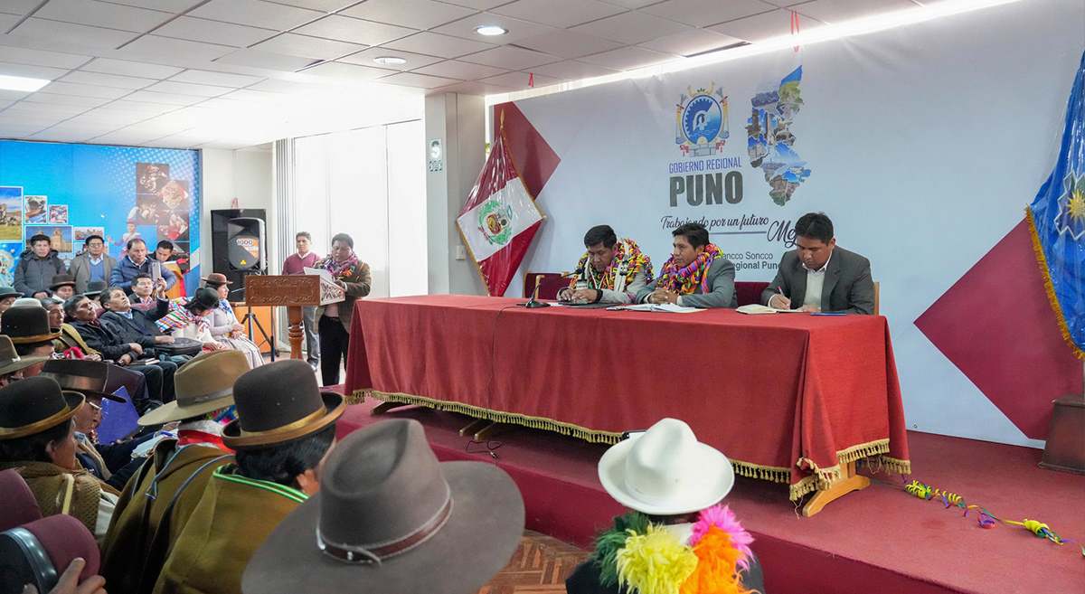 Anuncio de obras para Puno