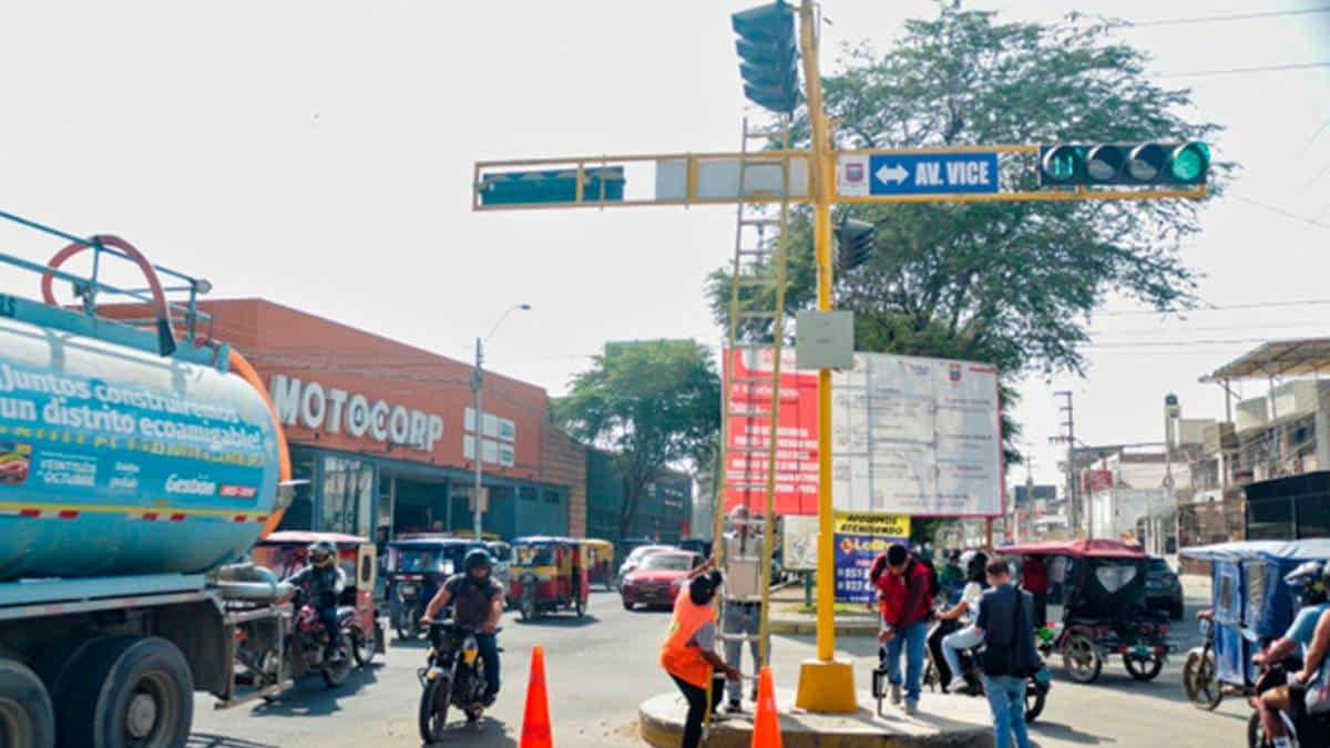 instalación de semáforos