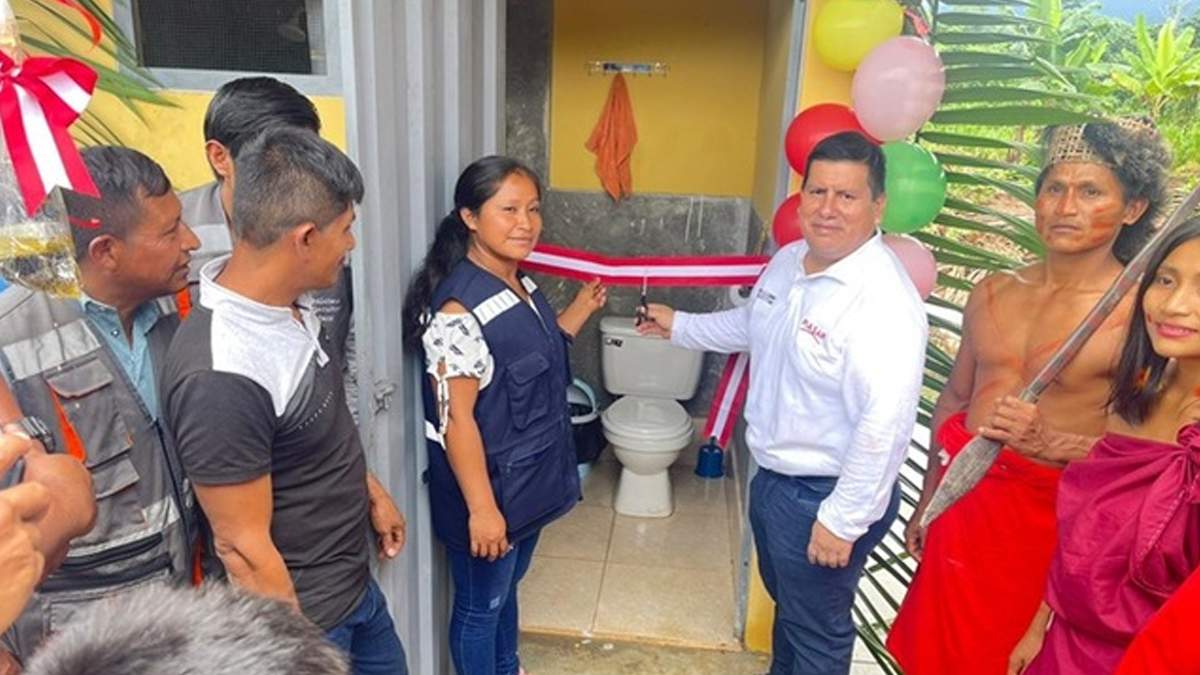 OBras de saneamiento en Amazonas