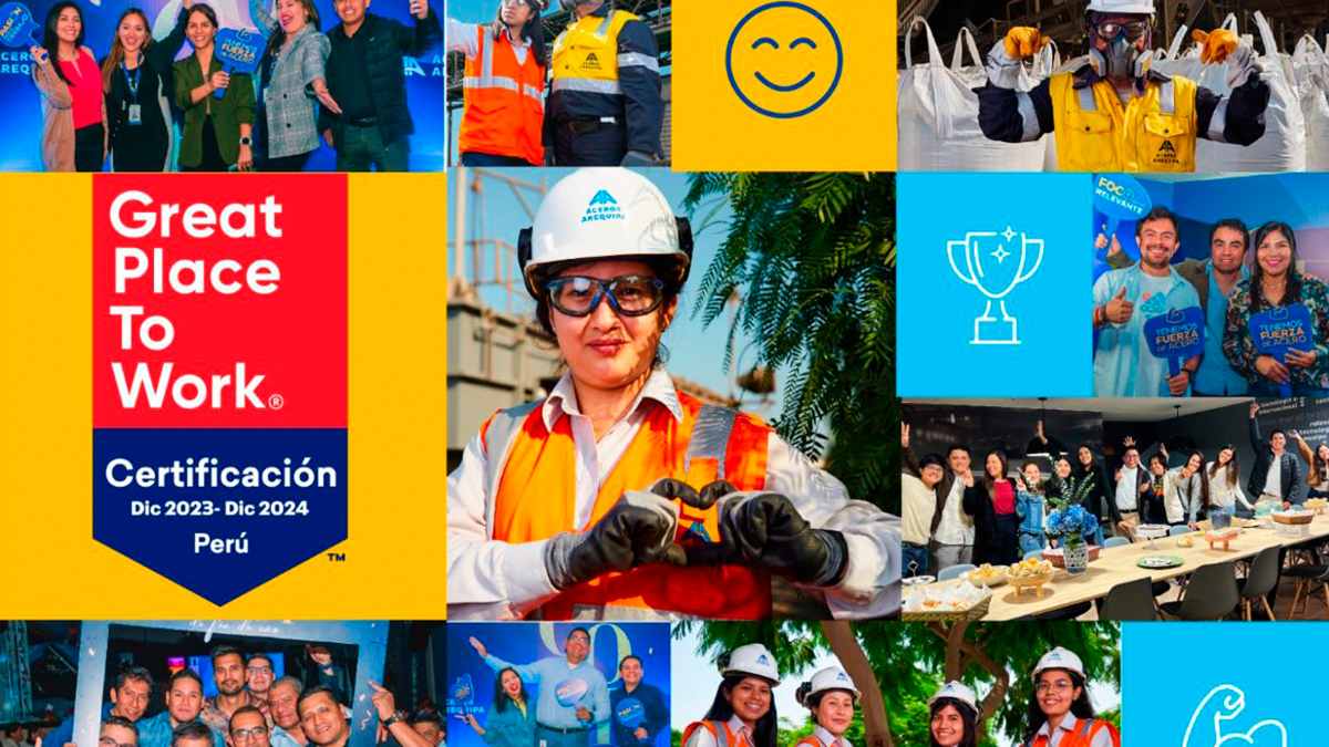 Aceros Arequipa Certificación Great Place To Work™