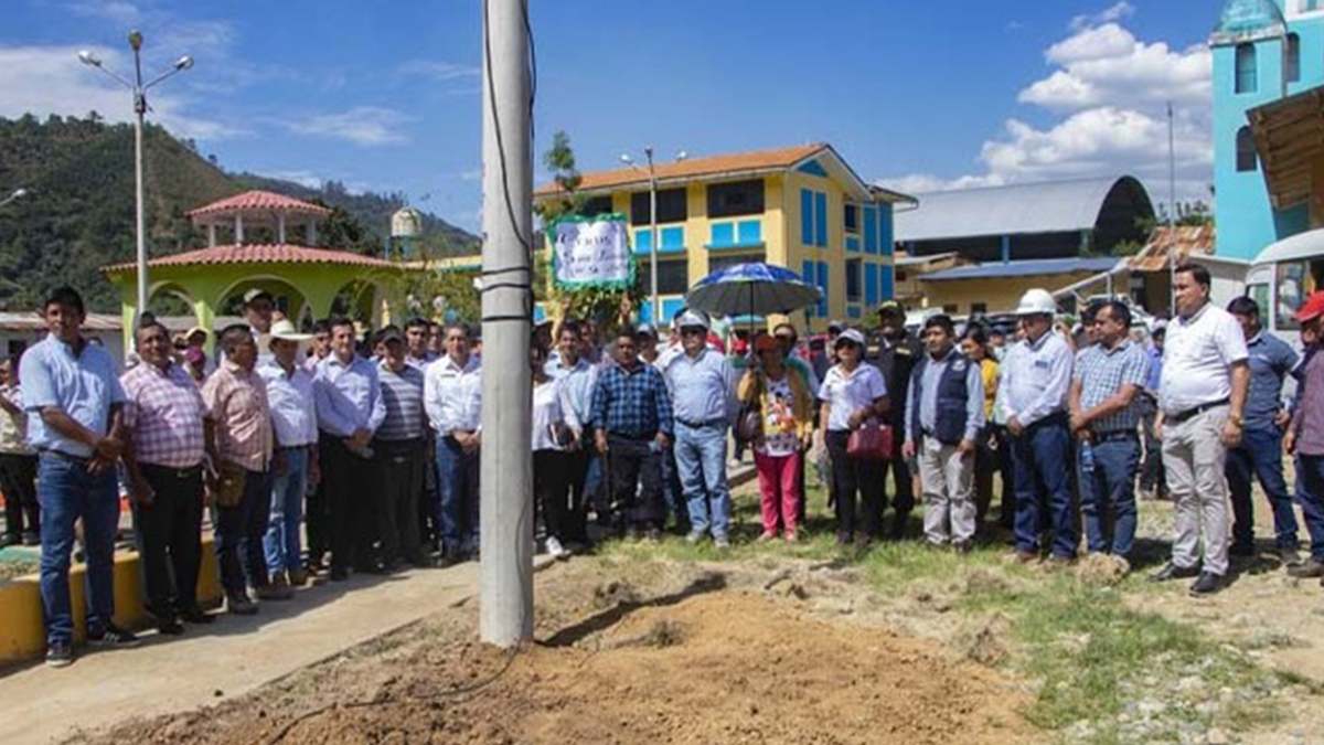 Cajamarca: Inicia obra de electrificación rural en Jaén