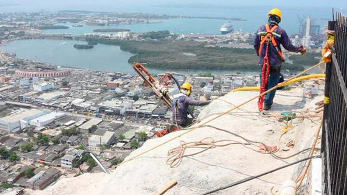 Colombia: Obras en Cerro La Popa tienen avance del 75%