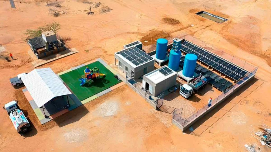 suministro de agua en La Guajira