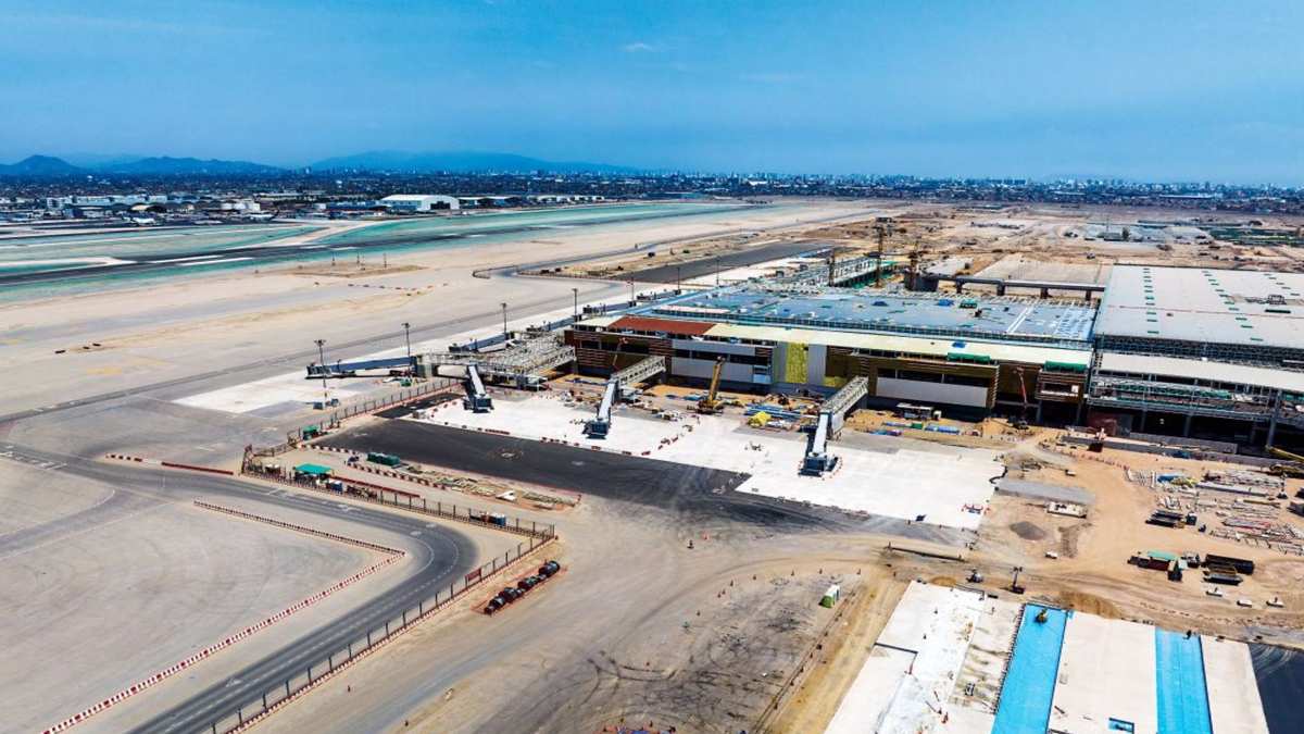 Construcción de nuevo terminal del Aeropuerto Jorge Chávez
